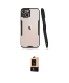ieg™ iPhone 14 Plus Kılıf Atlas Asil Serisi - Şeffaf Maxco Cam Ekran Koruyucu