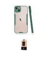 ieg™ iPhone 14 Plus Kılıf Atlas Asil Serisi - Şeffaf Maxco Cam Ekran Koruyucu