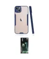 ieg™ iPhone 14 Plus Kılıf Atlas Asil Serisi - Siyah 360 Mat Full Body Arka Koruyucu
