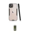ieg™ iPhone 14 Plus Kılıf Atlas Asil Serisi - Siyah Joko Magic 5D Hayalet Cam
