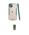 ieg™ iPhone 14 Plus Kılıf Atlas Asil Serisi - Siyah Joko Magic 5D Hayalet Cam