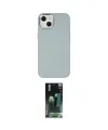 ieg™ iPhone 14 Plus Kılıf Çekirdek Çizgi - Siyah 360 Mat Full Body Arka Koruyucu