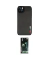 ieg™ iPhone 14 Plus Kılıf Doruk Asil Koleksiyonu - Siyah 360 Mat Full Body Arka Koruyucu