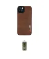 ieg™ iPhone 14 Plus Kılıf Doruk Asil Koleksiyonu - Siyah Joko Magic 5D Hayalet Cam