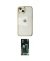 ieg™ iPhone 14 Plus Kılıf Doruk Doku Prime - Siyah 360 Mat Full Body Arka Koruyucu