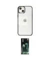 ieg™ iPhone 14 Plus Kılıf Doruk Doku Prime - Siyah 360 Mat Full Body Arka Koruyucu