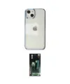 ieg™ iPhone 14 Plus Kılıf Doruk Doku Prime - Siyah 360 Mat Full Body Arka Koruyucu