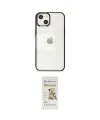 ieg™ iPhone 14 Plus Kılıf Doruk Doku Prime - Siyah Mat Seramik Nano Ekran Koruyucu