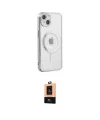ieg™ iPhone 14 Plus Kılıf Doruk Minimal - Şeffaf Maxco Cam Ekran Koruyucu