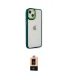 ieg™ iPhone 14 Plus Kılıf Eksen Doku Prime - Şeffaf Maxco Cam Ekran Koruyucu