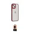 ieg™ iPhone 14 Plus Kılıf Eksen Doku Prime - Şeffaf Maxco Cam Ekran Koruyucu