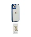 ieg™ iPhone 14 Plus Kılıf Eksen Doku Prime - Siyah Mat Seramik Nano Ekran Koruyucu