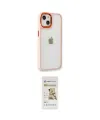ieg™ iPhone 14 Plus Kılıf Eksen Doku Prime - Siyah Mat Seramik Nano Ekran Koruyucu