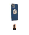 ieg™ iPhone 14 Plus Kılıf İz Form Serisi - Şeffaf Maxco Cam Ekran Koruyucu