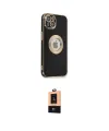 ieg™ iPhone 14 Plus Kılıf İz Form Serisi - Şeffaf Maxco Cam Ekran Koruyucu
