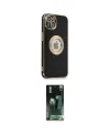 ieg™ iPhone 14 Plus Kılıf İz Form Serisi - Siyah 360 Mat Full Body Arka Koruyucu