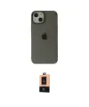 ieg™ iPhone 14 Plus Kılıf Kutup Doku Koleksiyonu - Şeffaf Maxco Cam Ekran Koruyucu