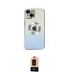 ieg™ iPhone 14 Plus Kılıf Kutup Yansıma Özel Seri - Şeffaf Maxco Cam Ekran Koruyucu