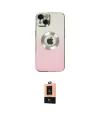 ieg™ iPhone 14 Plus Kılıf Kutup Yansıma Özel Seri - Şeffaf Maxco Cam Ekran Koruyucu