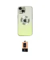 ieg™ iPhone 14 Plus Kılıf Kutup Yansıma Özel Seri - Şeffaf Maxco Cam Ekran Koruyucu