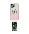 ieg™ iPhone 14 Plus Kılıf Kutup Yansıma Özel Seri - Siyah 360 Mat Full Body Arka Koruyucu