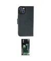 ieg™ iPhone 14 Plus Kılıf Siluet Işık Serisi - Siyah 360 Mat Full Body Arka Koruyucu