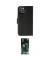 ieg™ iPhone 14 Plus Kılıf Siluet Işık Serisi - Siyah 360 Mat Full Body Arka Koruyucu