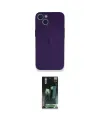 ieg™ iPhone 14 Plus Kılıf Yadigar Yansıma Serisi - Siyah 360 Mat Full Body Arka Koruyucu