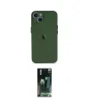 ieg™ iPhone 14 Plus Kılıf Yadigar Yansıma Serisi - Siyah 360 Mat Full Body Arka Koruyucu