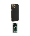 ieg™ iPhone 14 Plus Kılıf Yankı Serisi - Siyah 360 Mat Full Body Arka Koruyucu