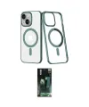 ieg™ iPhone 14 Plus Kılıf Yörünge Minimal - Siyah 360 Mat Full Body Arka Koruyucu