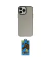 ieg™ iPhone 14 Pro Kılıf Ahenk Çizgi Prime - Siyah 18D Cam Ekran Koruyucu