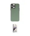 ieg™ iPhone 14 Pro Kılıf Ahenk Çizgi Prime - Siyah Bilvis 3D Mat Cam Ekran Koruyucu