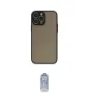 ieg™ iPhone 14 Pro Kılıf Ahenk Çizgi Serisi - Siyah Joko Magic 5D Cam