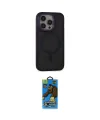 ieg™ iPhone 14 Pro Kılıf Ahenk Form Serisi - Siyah 18D Cam Ekran Koruyucu