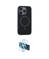 ieg™ iPhone 14 Pro Kılıf Ahenk Form Serisi - Siyah 3D Antistatik Cam Ekran Koruyucu