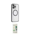 ieg™ iPhone 14 Pro Kılıf Ahenk Işık Serisi - Siyah 20D Premium Cam Ekran Koruyucu