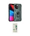 ieg™ iPhone 14 Pro Kılıf Ahenk Klasik Koleksiyonu - Siyah 20D Premium Cam Ekran Koruyucu