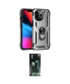 ieg™ iPhone 14 Pro Kılıf Ahenk Klasik Koleksiyonu - Siyah 360 Mat Full Body Arka Koruyucu