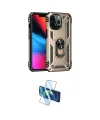 ieg™ iPhone 14 Pro Kılıf Ahenk Klasik Koleksiyonu - Siyah 3D Antistatik Cam Ekran Koruyucu