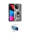 ieg™ iPhone 14 Pro Kılıf Ahenk Klasik Koleksiyonu - Siyah 3D Antistatik Cam Ekran Koruyucu