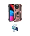 ieg™ iPhone 14 Pro Kılıf Ahenk Klasik Koleksiyonu - Siyah 3D Antistatik Cam Ekran Koruyucu