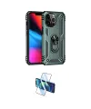 ieg™ iPhone 14 Pro Kılıf Ahenk Klasik Koleksiyonu - Siyah 3D Antistatik Cam Ekran Koruyucu