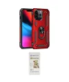 ieg™ iPhone 14 Pro Kılıf Ahenk Klasik Koleksiyonu - Siyah Mat Seramik Nano Ekran Koruyucu
