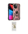 ieg™ iPhone 14 Pro Kılıf Ahenk Klasik Koleksiyonu - Siyah Mat Seramik Nano Ekran Koruyucu