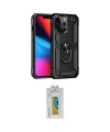 ieg™ iPhone 14 Pro Kılıf Ahenk Klasik Koleksiyonu - Siyah Polymer Nano Ekran Koruyucu