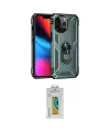 ieg™ iPhone 14 Pro Kılıf Ahenk Klasik Koleksiyonu - Siyah Polymer Nano Ekran Koruyucu