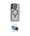ieg™ iPhone 14 Pro Kılıf Ahenk Klasik Özel Seri - Siyah 3D Antistatik Cam Ekran Koruyucu