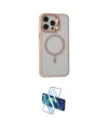 ieg™ iPhone 14 Pro Kılıf Ahenk Klasik Özel Seri - Siyah 3D Antistatik Cam Ekran Koruyucu