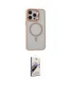 ieg™ iPhone 14 Pro Kılıf Ahenk Klasik Özel Seri - Siyah Bilvis 3D Mat Cam Ekran Koruyucu